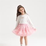 Alunsito Infant Baby Girl's Fluffy Tutu Skirt Toddler Tulle Birthday Party Tiered Princess Tutu Pettiskirt - Image 2