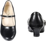 Princess Shoes Girls' Mary Jane Shoes - High Heel Girls Party Shoes - Wedding Party Girls Communion Shoes Ides Flower Girl Shoes - Versatile Flat Shoes - Image 7