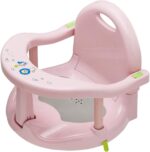 cypreason Toddler Bath Seat,Non-Slip Sit-up Foldable Baby Bath Chair | Bath Seat with Suction Cups, Bathtub Chair Baby, Toddler Bath Seat, Baby Bath Seat for 6-18 Months Toddler Girls and Boys