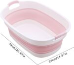 Toddler Bath Tub Toddler Bath Foldable Baby Bath Travel Baby Bath Folding Pet Bathtub with Water Drain Plug - Small Pets Bathtub for Toddler Kids Bath Tub Bathing Tubs 0-36 Month - Image 4