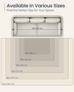 90x150 cm Modern Abstract Rugs Living Room Non-Slip Soft Low-Pile Washable Rug for Hallway, Bedroom, and Kitchen-Blueblack - Image 5