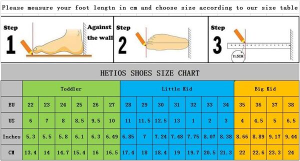 Hetios Boys Girls Shoes Knit Slip Lightweight Athletic Running Sneakers Breathable Shoes (Toddler/Little Kid/Big Kid) - Image 3