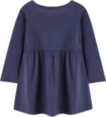 KAKU NANU Girls' Dresses Long Sleeve 2-7 Years Cotton Baby Girl Dress Tops A-Line Cartoon Casual Dresses - Image 2