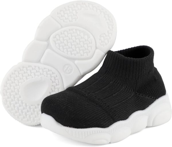 Toddlers First Walking Shoes 1-4 T Baby Boys Girls Sneakers Sock Shoes Breathable Flexible Antislip Sole - Image 3