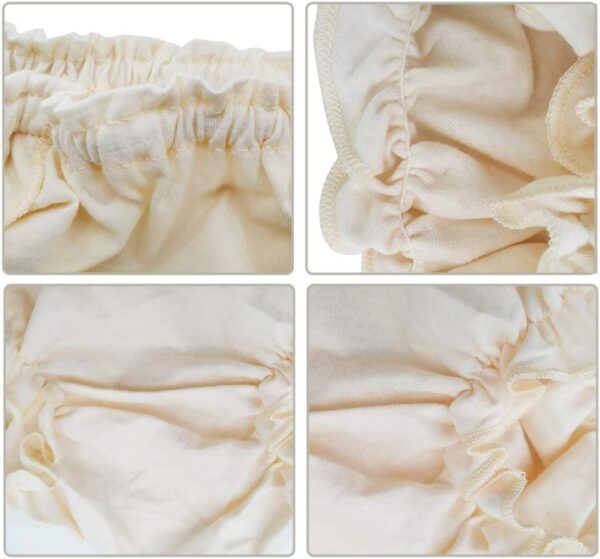 Girls Underwear Training Pants 3 Packs - Kids Frilly Knickers Baby Boys Toddler Nappy Pants Cotton Boyshort Boxers Briefs Bloomers Training Pants Ruffle Panties Diaper Cover - Image 6