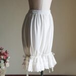 Women Bloomer Victorian Steampunk Bloomers for Girls Lolita Ruffled Lace Pumpkin Short Pantaloons Underdress - Image 4