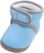 Baby Shoes Fleece Warm Booties Shoes Fashion Solid Color Non Slip Breathable Toddler Boots Baby Slippers