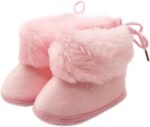 SHOBDW Girls Shoes, Baby Boys Cute Snow Soft Crib Knitting Toddler Thick Winter Warm Boots