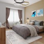 Tinyboy-hbq Area Rug Living Room Rugs Grey Modern Luxury Rug Soft Short Pile Carpet Modern Style Decorative Rugs for Living Room Bedroom (Grey/Beige, 120 x 160 cm) - Image 4