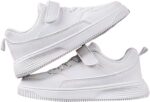 Boys Girls Sneakers Kids Sports Athletic Shoes Walking Shoes Little Kid/Big Kid Children PU Leather Hook and Loop Sneaker Non Slip Breathable Waterproof Anti-Slip - Image 4