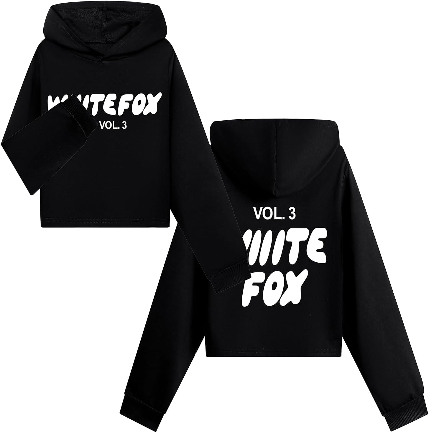 610uORiw3kL._AC_SL1500_.jpg Forlcool Girls Cotton Hoodie Top for Boys 3-13 Years Sportswear Kids White Jumper - Image 1