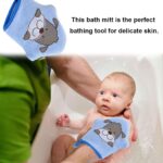 Baby Wash Mitt Soft Bath Mitt Gloves Washcloth Cute Animal Shower Bathing Mitt Loofah for Baby Toddler Kids - Image 4