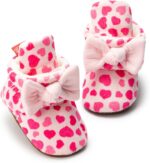 Morbido Newborn Baby Girls Boys Fleece Boots, Pink (2-Pink), 0-6 Months Infant