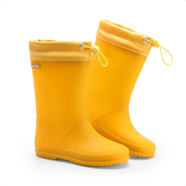 DREAM PAIRS Kids Rain Boots Boys Girls Lightweight Boots Waterproof Easy-on Outdoor Playing Rain Boot Unisex-Child - Image 5