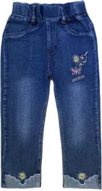 Peacolate 18Months-10T Little Big Kids Girls Clothing Sets 2pcs Top Cotton Knitted Sweater Pullover with Denim Jeans - Image 3