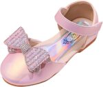 ROLAQDK Toddler Sandals Size 7 Flower Single Shoes Girls Dancing Sandals Baby Pearl Shoes Infant Shoes Shoes Kids Crystal Princess Shoes Bling Baby Shoes Summer Shoes for Toddler Girls