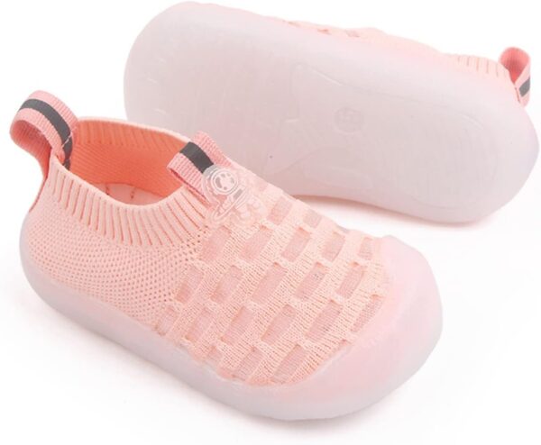 Children's shoes, girls' casual shoes, single shoes, mesh, breathable, first walking shoes, baby shoes, soft sole, non-slip toddler shoes, flat shoes, boys' loafers, pumps - Image 4