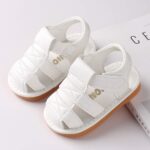 IQYU Party Shoes Cosplay Shoes Children's Shoes 20 Girls Sandals Breathable Sandals Baby Shoes Soft Sole Baby Shoes Boys Children Shoes Boys Sports Shoes, White, 3 Months - Image 2