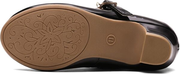 DREAM PAIRS Girls Mary Jane Low Heel Princess Flower Wedding Party Pump Dress Shoes - Image 6