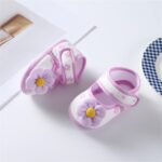Infant Baby Sandal Sneaker Baby Boy Girl Summer Shoes with Flower Outdoor Indoor First Walker Toddler Girls Soft Sole Crib Dress Shoes - Image 5