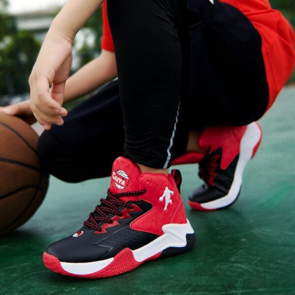 Boys' Basketball Shoes Men's Fashion Trainers Running Shoes Athletic Sport Basketball Sneakers Gym Fitness Walking Casual Shoes - Image 3
