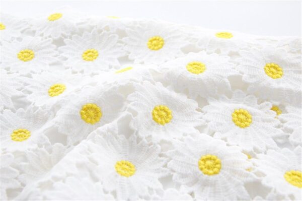 Mud Kingdom Little Girls Sleeveless Floral Sundress Lace Zipper Round Neck Elegant Tank Dress 2-10 Years - Image 7