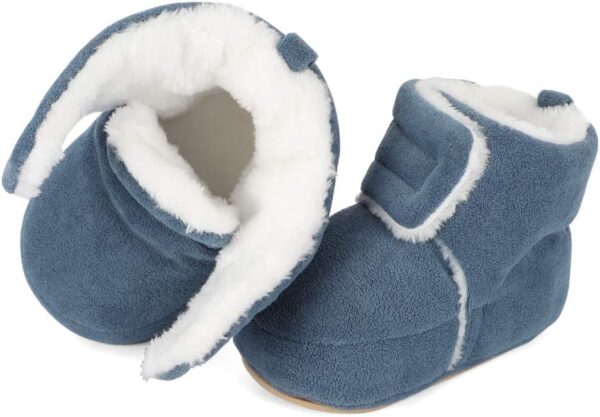 MASOCIO Baby Boys Girls Winter Warm Booties Infant Soft Sole Boots Anti-Slip Booties - Image 4