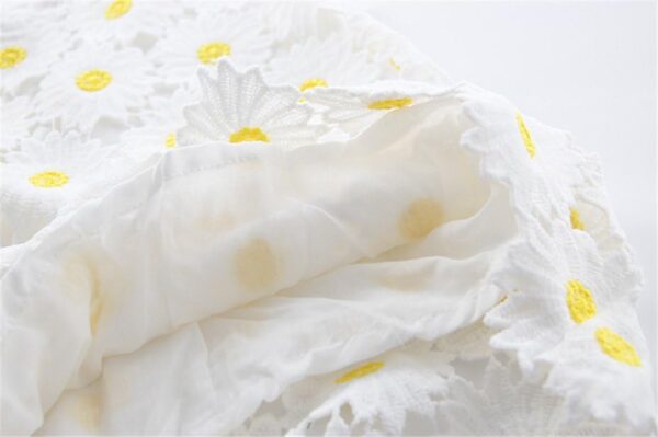 Mud Kingdom Little Girls Sleeveless Floral Sundress Lace Zipper Round Neck Elegant Tank Dress 2-10 Years - Image 6