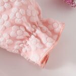 Valcatch Toddler Baby Girl Summer Dress Ruffle Long Sleeve Round Neck Button Bow Butterfly Mesh Dress with Hairband for 1-3 Years - Image 4