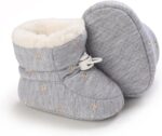 Infant Boys Shoes Baby Shoes Warm Short Boots Shoes Fashion Printing Non Slip Breathable Boots Size 4 Shoes for Baby Girls - Image 4