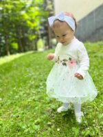 Tearfuty Baby Girl Clothes Dress Long Sleeve Mesh Tulle Dress - Image 4