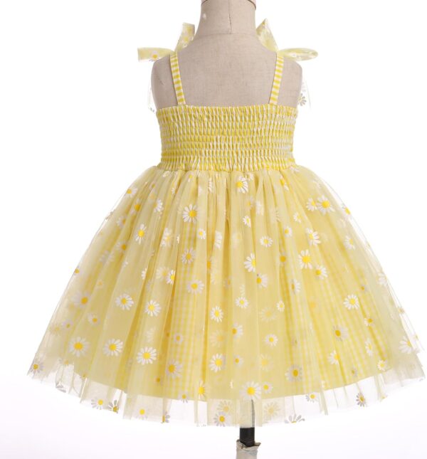 FYMNSI Baby Girls Toddler Kids Princess Tutu Bowknot Spaghetti Straps Princess Tulle Dress for Birthday Wedding Halloween Costume Festival - Image 5