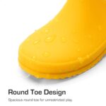 DREAM PAIRS Kids Rain Boots Boys Girls Lightweight Boots Waterproof Easy-on Outdoor Playing Rain Boot Unisex-Child - Image 2
