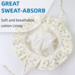 XIAOHAWANG Baby Girl Sun Hat Embroidered Flowers Toddler Bucket Hats Summer Cap for Infant Girls - Image 4