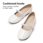 DREAM PAIRS Girls Flower Girl Dress Shoes Sparkling and Comfortable Flat Shoes for Girls to Slip On Wedding Party - Image 3