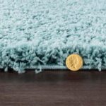 Rugs4Sale 5cm Thick Pile Shaggy Modern Area Rugs Living Room Home Decor Rug | Ideal For Bedroom, Hall, Kids Baby Room, Indoor & Outdoor Rugs Hallway Runners Carpet Mat(Duck Egg Blue 110x160cm) - Image 2