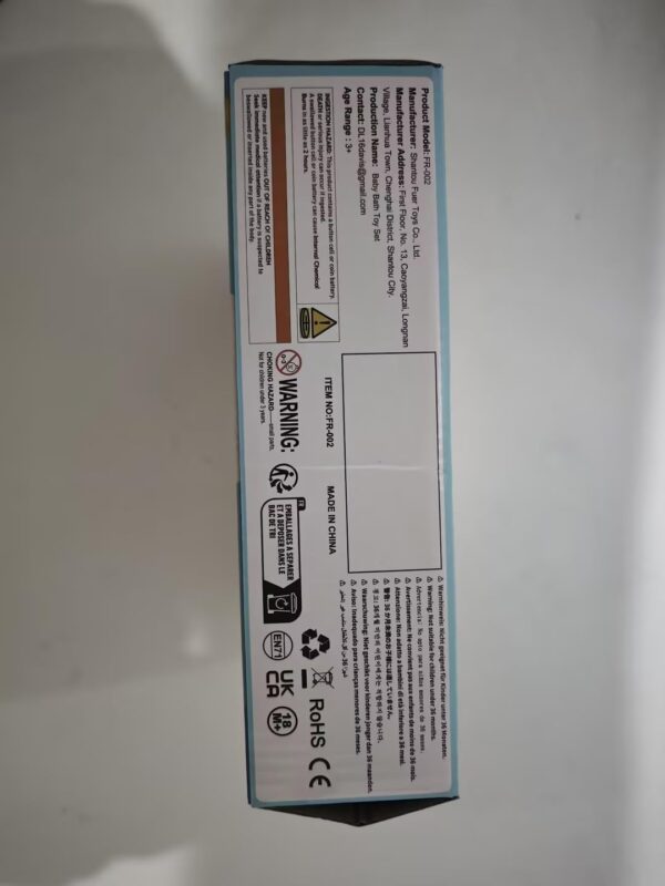 Bath Toys for 3+ Year Olds | Light Up Water & Magnetic Fishing Set with Wind-Up Floating Duck & Boat | Toddler Bath Time Sensory Play, Educational Bathroom Gift for Boys Girls (6 Interactive Pieces） - Image 12