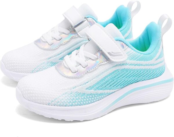 Girls Boys School Shoes - Kids Sports Athletic Shoes Toddler Little Kids Shoes Toddlers Home Shoes Light Up Trainers Kids Soft Dance Plimsolls Girls&Boys Trainers Children's Day Gift - Image 2