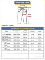 KIDSCOOL SPACE Baby Girl Boy Jeans,Little Kid Elastic Waist Ripped Denim Pants - Image 6