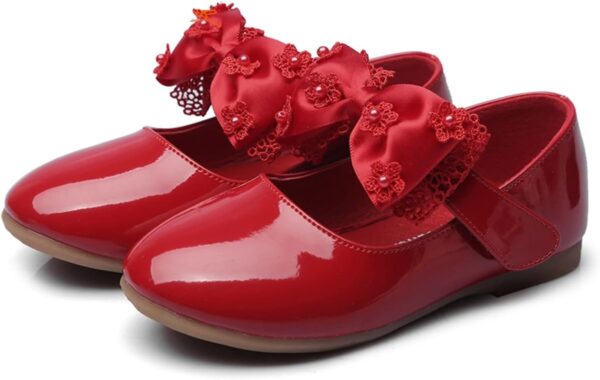 Size 4 Toddler Girl Sandals Children Shoes Flat Shoes Crystal Shoes With Sequins Bowknot Girls Dancing Shoes Shoes Kids 10 Baby Girl Shoes 6-12 Months Sandals for Girls Size 12 - Image 2