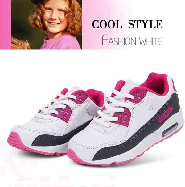 Daclay Kids Trainers Boys Girls Black Running Shoes Walking Outdoor Sports Sneakers 9 Toddler 5 Big Kid - Image 5