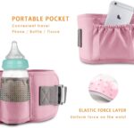 SONARIN 3 in 1 Multifunction Hipseat Baby Carrier,Front and Back,100% Cotton,Ergonomic,Easy Mom,Adapted to Your Child's Growing(Pink) - Image 4