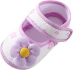 Infant Baby Sandal Sneaker Baby Boy Girl Summer Shoes with Flower Outdoor Indoor First Walker Toddler Girls Soft Sole Crib Dress Shoes
