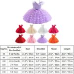 Baby Girl Birthday Party Cake Smash Dress Toddlers Christening Wedding Bridesmaid Flower Girl Dresses Little Princess Adorable Sweet 3D Butterfly Bowknot Tulle Pageant Prom Gown - Image 6