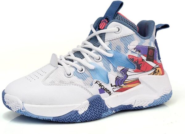 Xinghuanhua High Top Basketball Shoes Boys' Basketball Shoes Girls' Fashion Sports Shoes Children's Basketball Shoes - Image 2