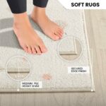 Livabliss Birds Kids Rug - Childrens Rugs for Bedroom 120x170 cm, Animal Kids Carpet for Girls & Boys Bedroom, Playroom and Nursery Rugs, Baby Rug for Girl or Boy Room, Ivory, Mustard, Pink - Image 4