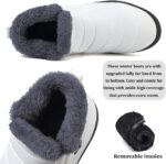 VTASQ Kids Snow Boots Boys Girls Fur Lined Warm Ankle Boots Outdoor Waterproof Winter Boots Non-Slip Cotton Shoe Slip On Walking Boots (Little Kid/Big Kid) - Image 4