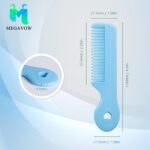 MEGAVOW 4 Pcs Baby Hair Comb, Cute Small Round Hairbrushes Hair Brush Set for Toddler Newborn Girls and Boys Childrens Multicolor - Image 2