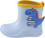 Girl School Shoes Size 5 Toddler Kids Children Rain Boots Boys Girls Baby Dinosaur Rain Shoes Non Slip Rubber Boots Girls Size 2 School Shoes