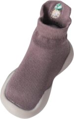 Baby Christening Shoes Boys 0 to 3 Months - Toddler Shoes First Walking Shoes Indoor Non-Slip Baby Shoes Sock Shoes Soft Sole Breathable Floor Socks Girls Baby Shoes, purple, 20 EU